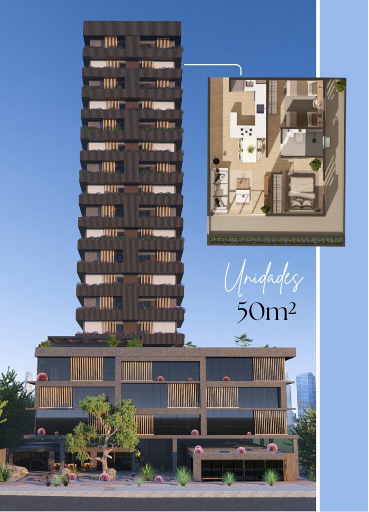 Imagem fotorrealista Renderização 3D de Arquitetura render realista